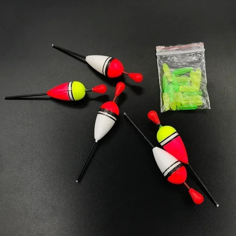 Set de 15 flotteurs de pêche portables avec tailles multiples pour différentes techniques de pêche