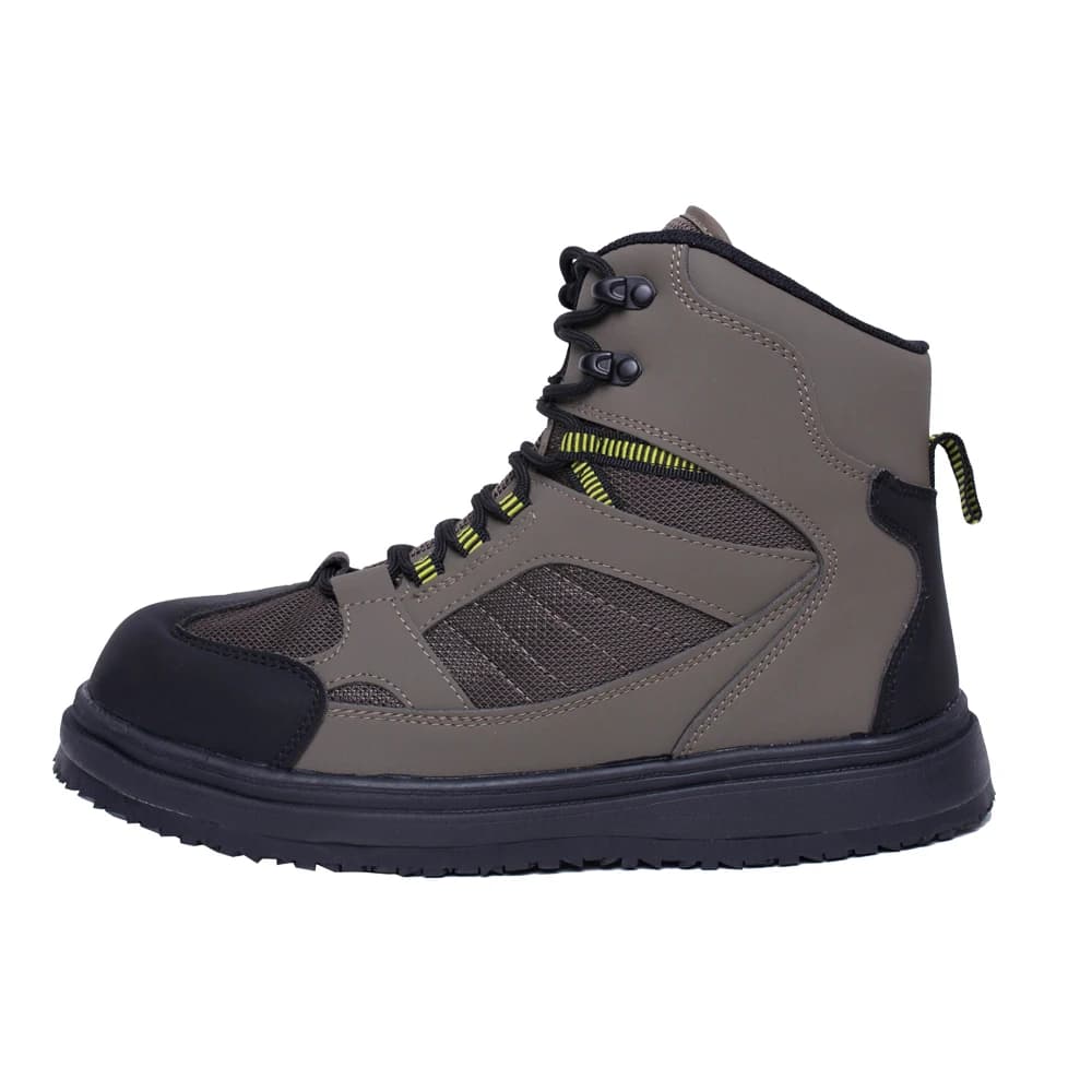 Bottes de pêche respirantes pour hommes - Chaussures antidérapantes avec semelle caoutchouc pour pêche à la mouche