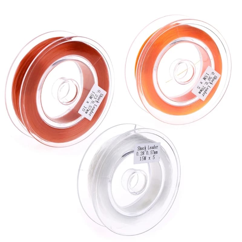 Ligne plongeante leader de choc tressée résistante à l'abrasion pour bas de ligne mouche - Y1QE