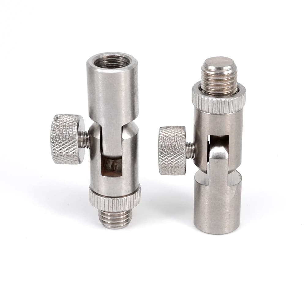 Adaptateur d'angle en acier inoxydable pour support de canne - accessoire carpe fishing