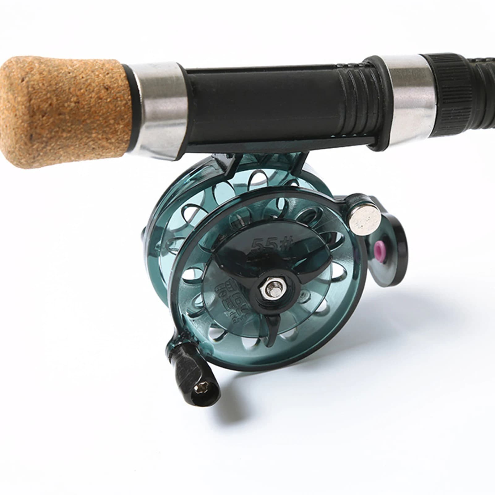 Moulinet de pêche spinning glace 45# et 55# pour la pêche hivernale et le lancer