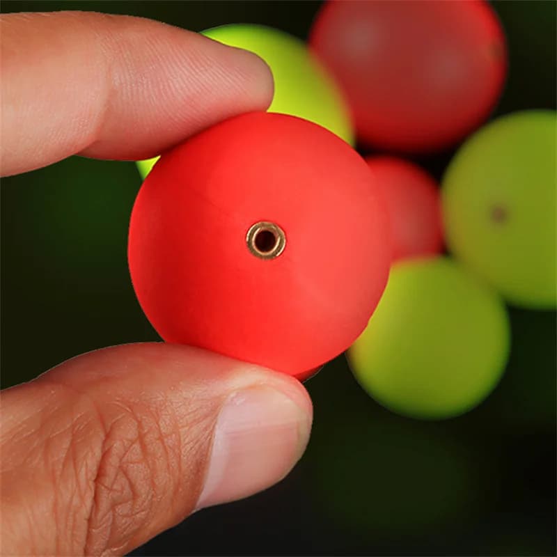 Nouveaux 10 flotteurs boules EPS durs 15-36mm pour pêche extérieure avec excellente flottabilité