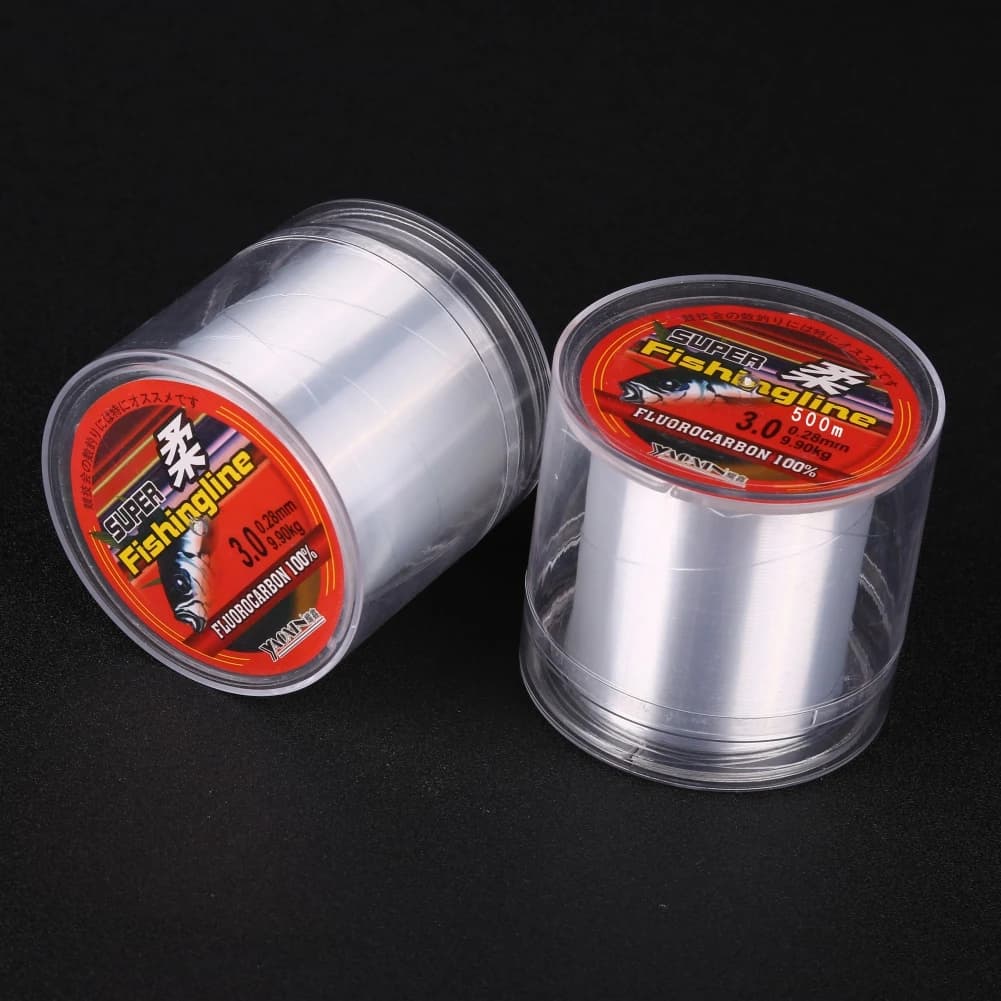Ligne de pêche nylon super résistante 200m 300m 500m multifilament sans fluorocarbone pour tous poissons