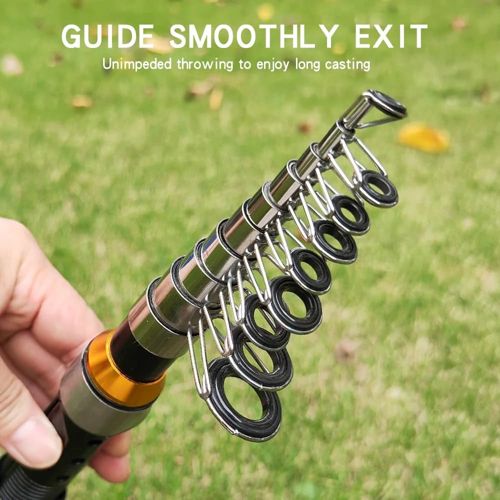 Canne télescopique JOSBY 2.3m 2.1m 1.5m mini voyage carbone feeder carp ultra courte portable