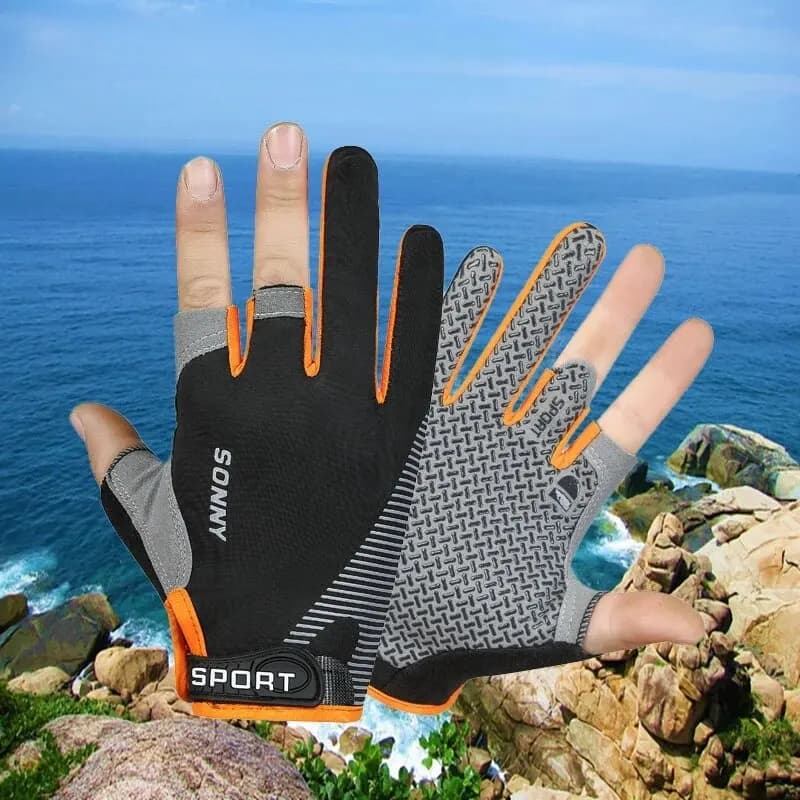 Gants professionnels anti-dérapants pour capture et remise à l'eau des poissons - Hommes femmes