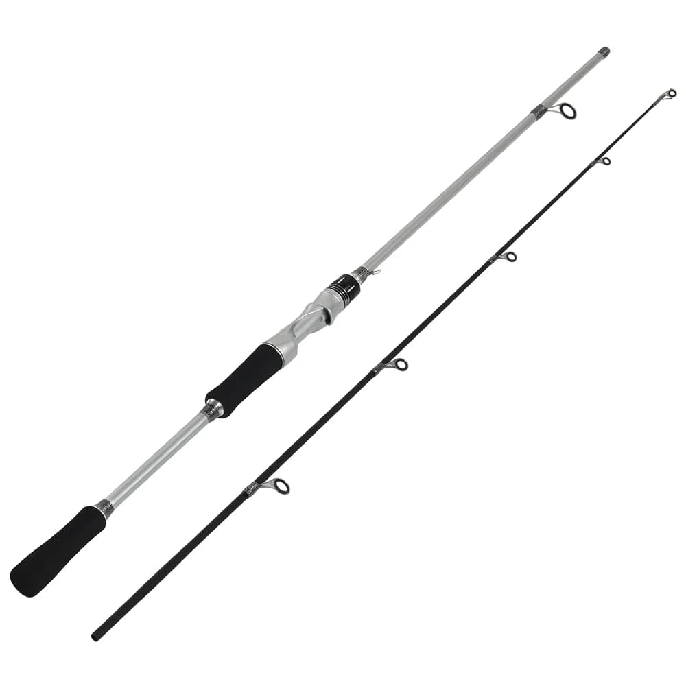 Canne à pêche carbone BAKAWA M Power 1.8m 1.65m spinning casting pour la pêche de la carpe et leurres