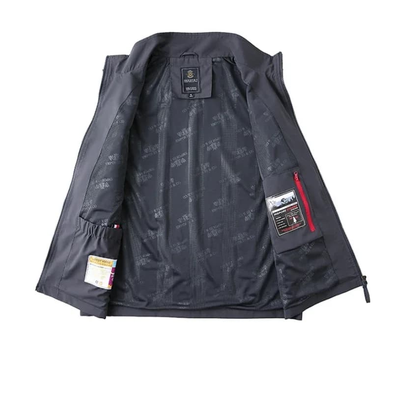 Veste sans manches multifonction pêche - Zippée multi-poches respirante pour pêche sportive