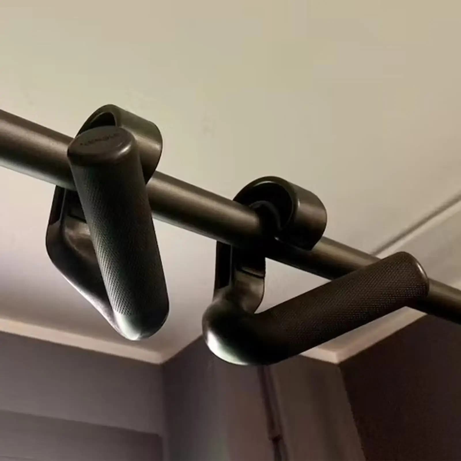 Poignées câble machine 2 pièces - Attachement non glissant pour barres et élastiques - Accessoire musculation pêche