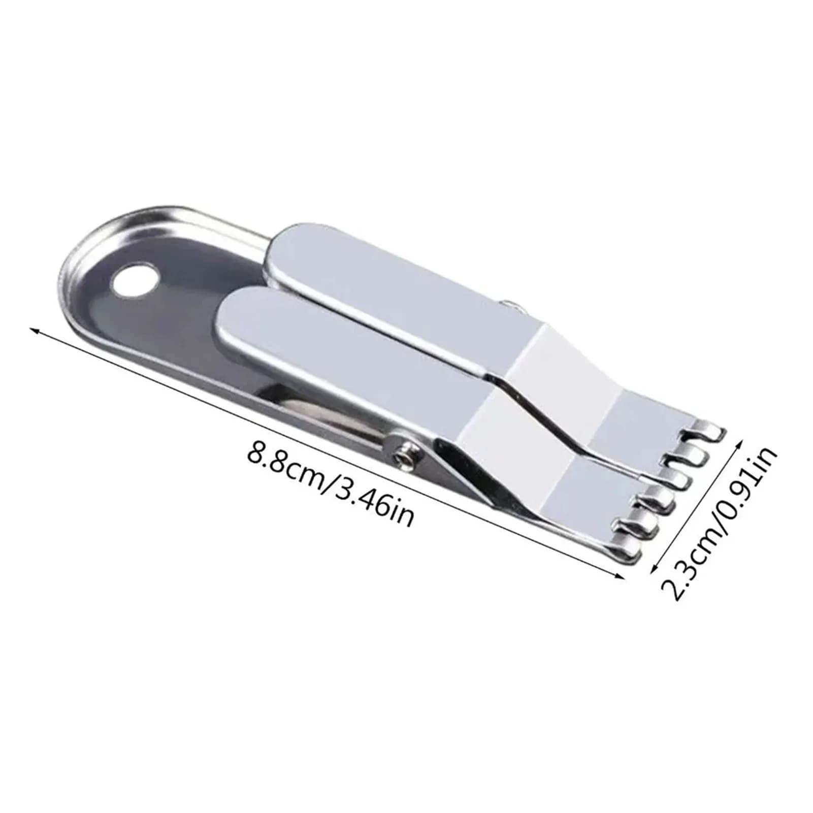 Outil multifonction acier inox pour appâts vers asticots - Pêche mer rivière lac