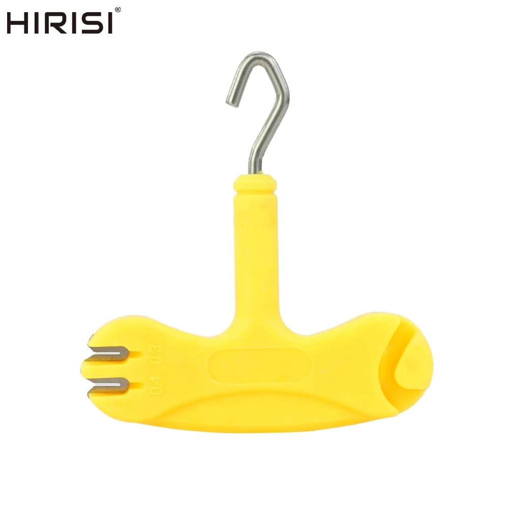 Dénudeur ligne carpe Hirisi BT14 - Outil multifonction pour retirer gaine et tirer nœuds