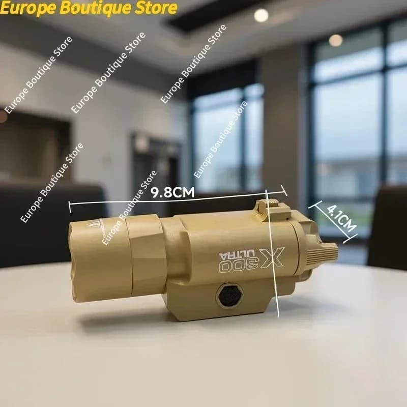 Lampe tactique X300 multifonction pour pêche nocturne - Compatible rail 20mm airsoft et chasse