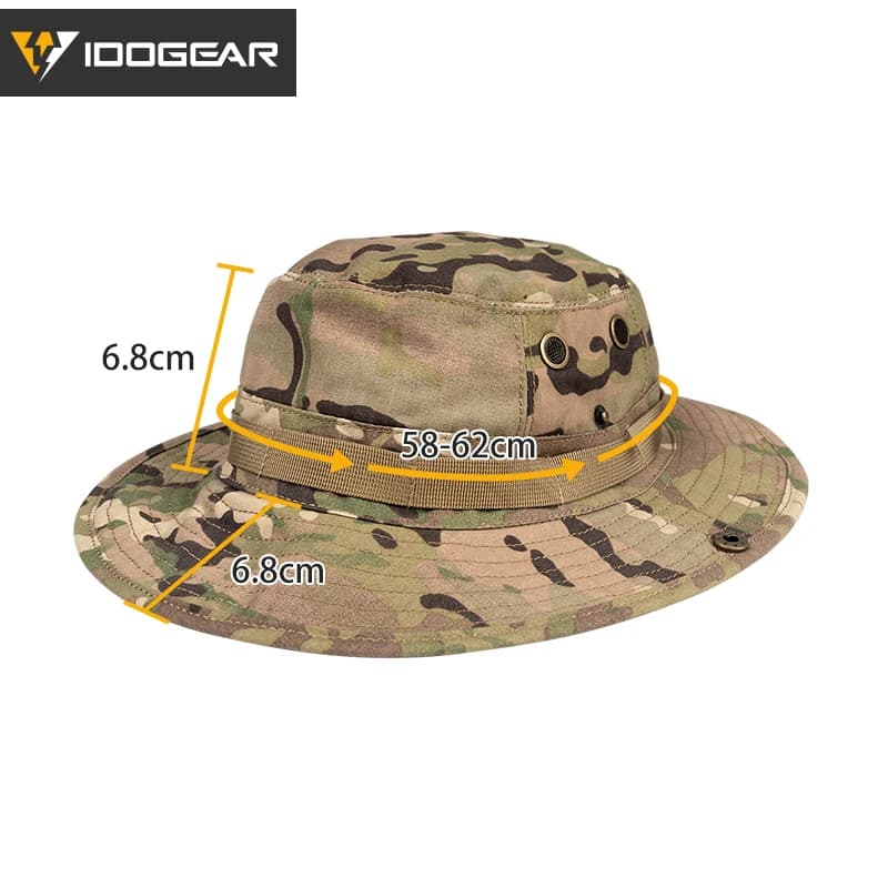 Casquette tactique IDOGEAR avec système MOLLE pour pêche et activités nautiques