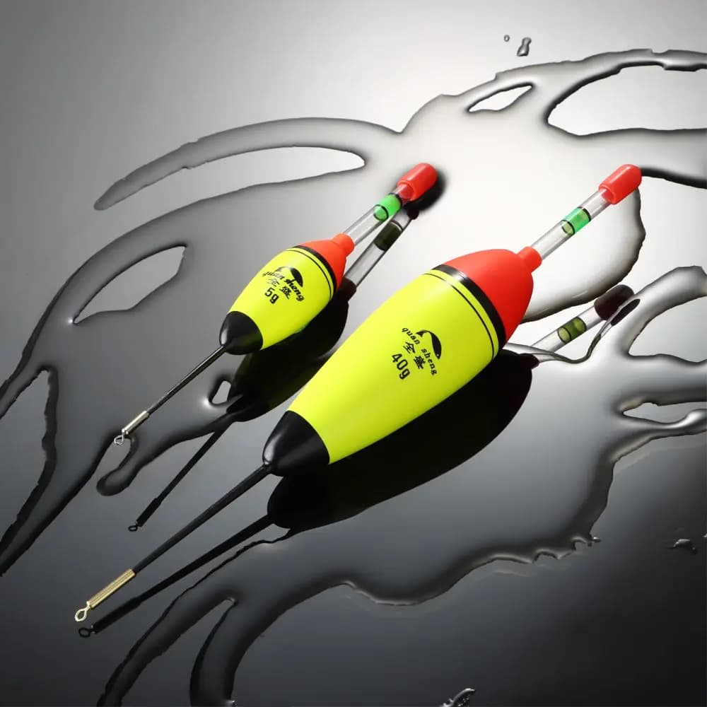 Flotteurs de pêche lumineux verticaux nocturnes EVA 5g à 40g - Flotteurs luminescents pour pêche de nuit