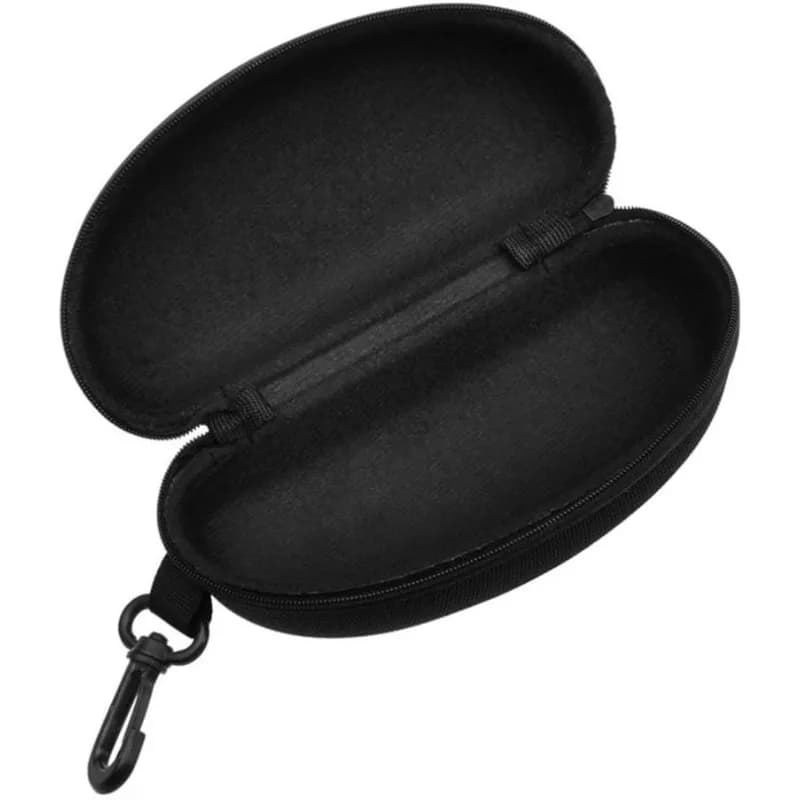 Étui rigide lunettes de natation avec clip - Boîtier zippé portable pour équipement aquatique