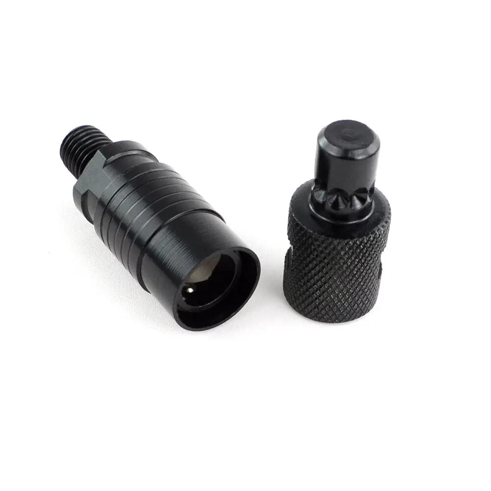Connecteur rapide double pour rod pod Hirisi - Accessoire compatible bank sticks et alarmes de touche carpe