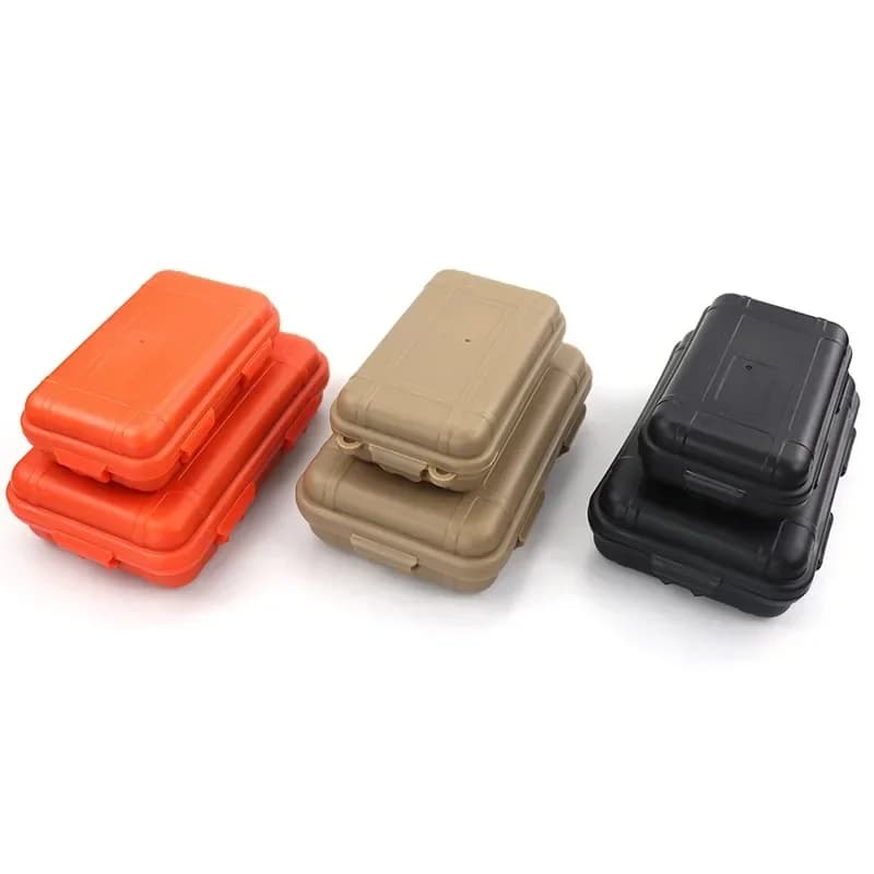 Boîte de survie étanche camping pêche - Coffre de rangement plastique résistant S/L/XXL