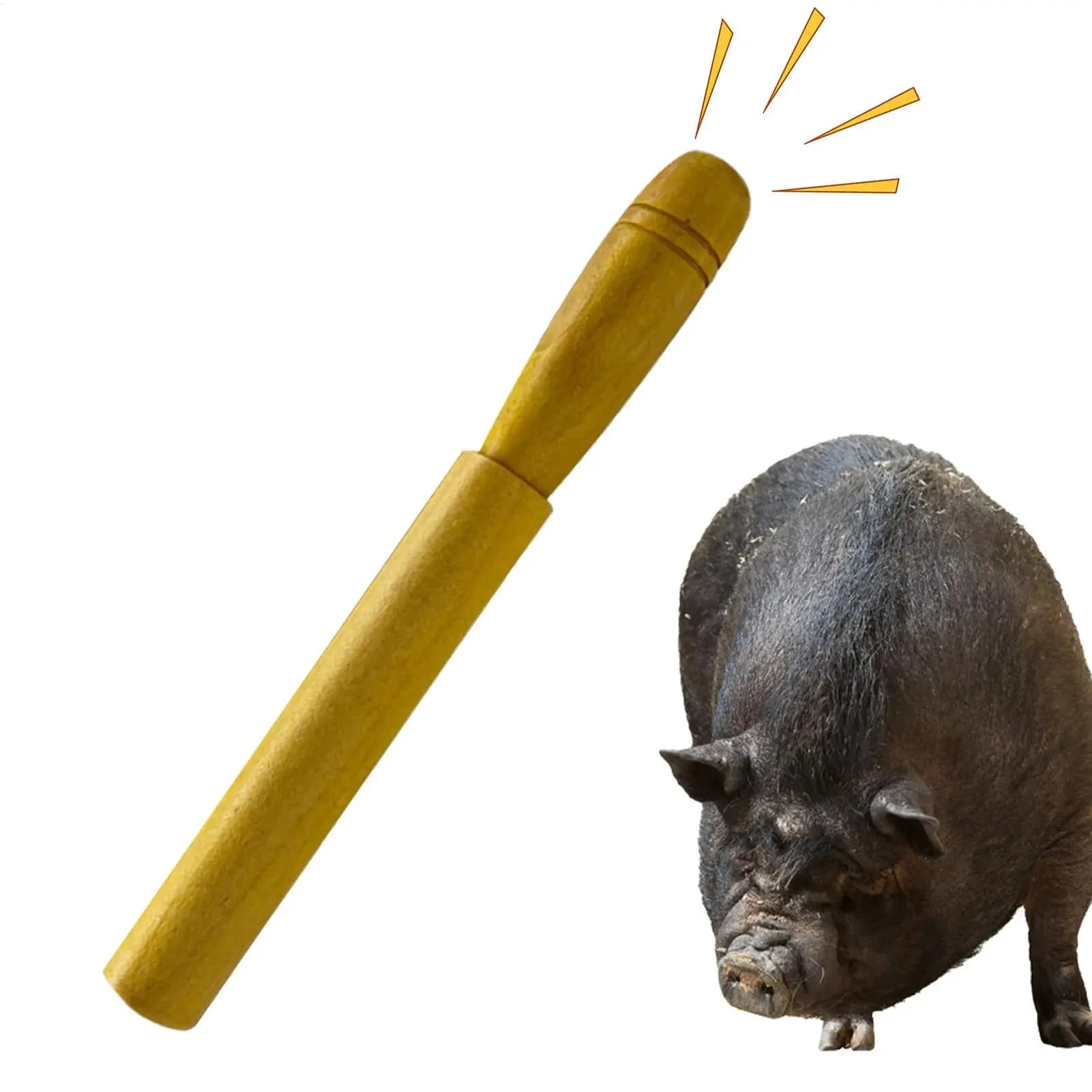 Sifflet bois sanglier imitation son outil extérieur - Appel sanglier sauvage leurre chasse cochon bois