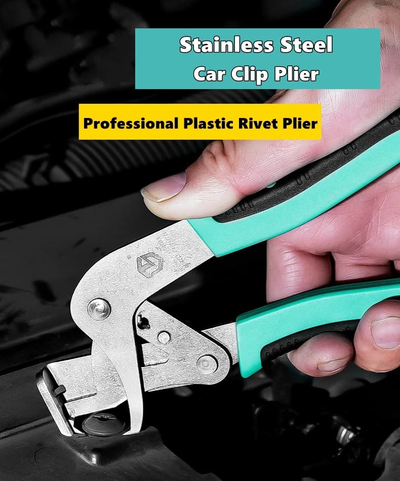 Pince à clips auto professionnelle - Kit de démontage pour panneaux et fixations de pêche