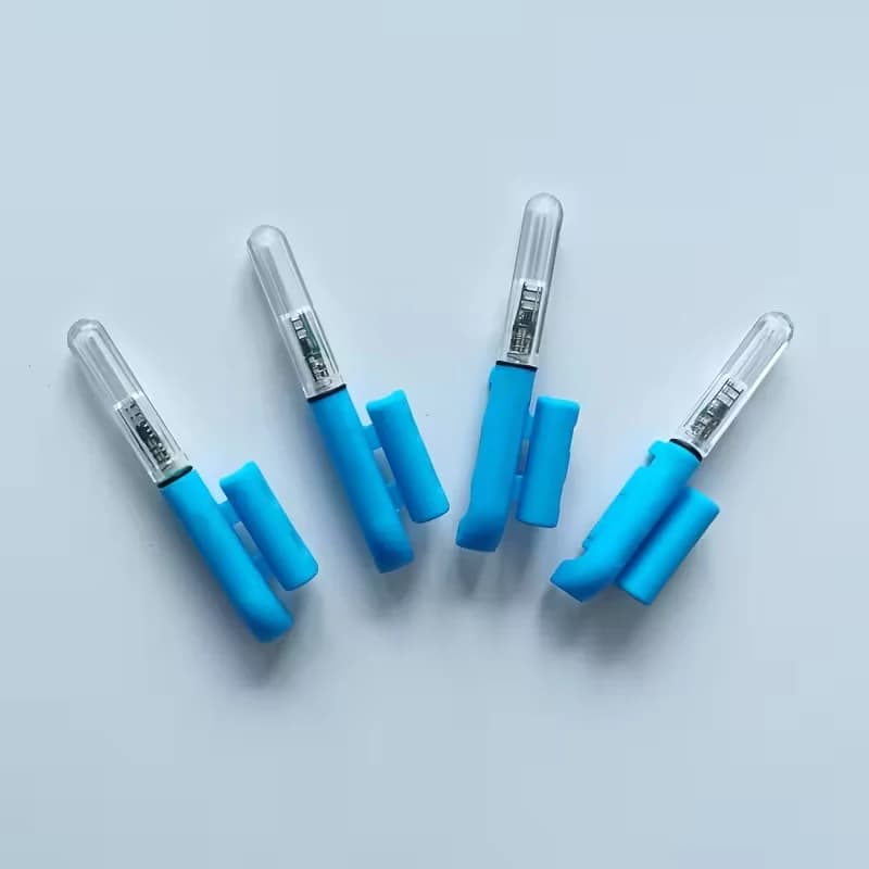 Kit 2 lampes électroniques pour scion canne pêche nuit - capteur sensible alarme roche