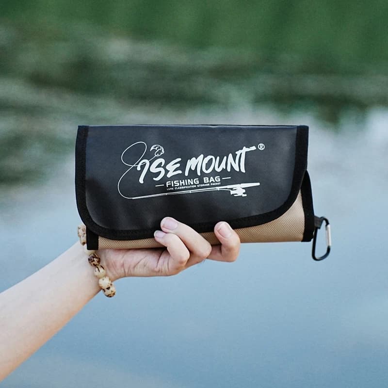 Pochette de rangement leurres souples étanche portable détachable pour pêche - organisateur appâts