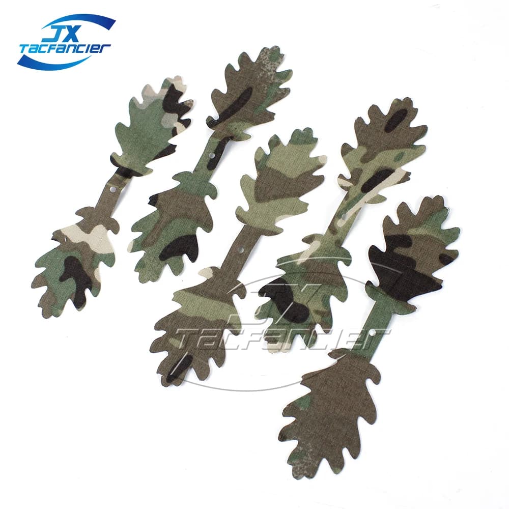 Kit camouflage 3D pour casque de pêche - Filet de dissimulation découpé au laser pour pêche discrète