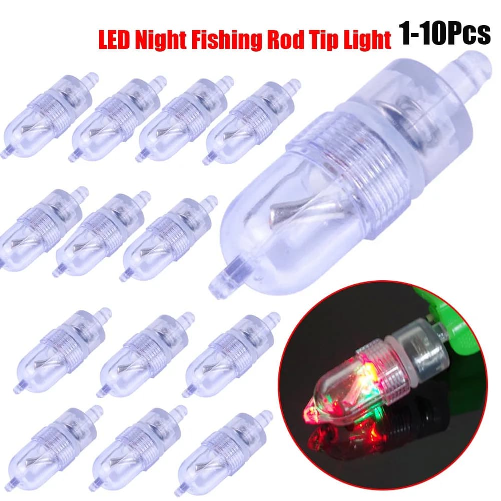 Lumière LED intelligente pour canne à pêche nocturne avec capteur d'alarme de touche - Accessoire pêche