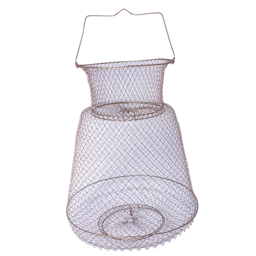 Filet pliable pour homard crabe et crevettes piège cage métallique pliante pêche en mer