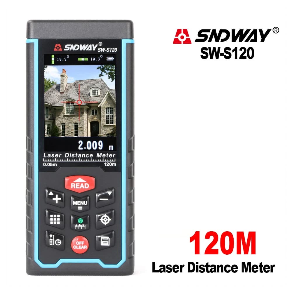 Télémètre laser SNDWAY avec fonction appareil photo - Outil 2en1 pour pêche et relevés