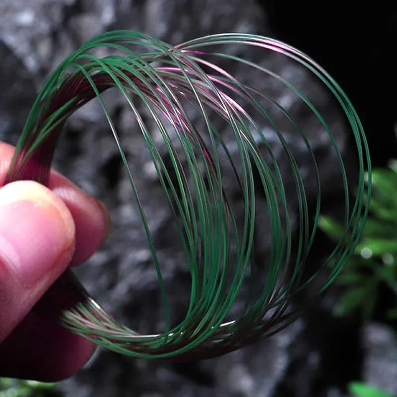 Ligne fluorocarbone caméléon 500m/1000m REDTOMATO - leader carpe changeant de couleur - pêche précise