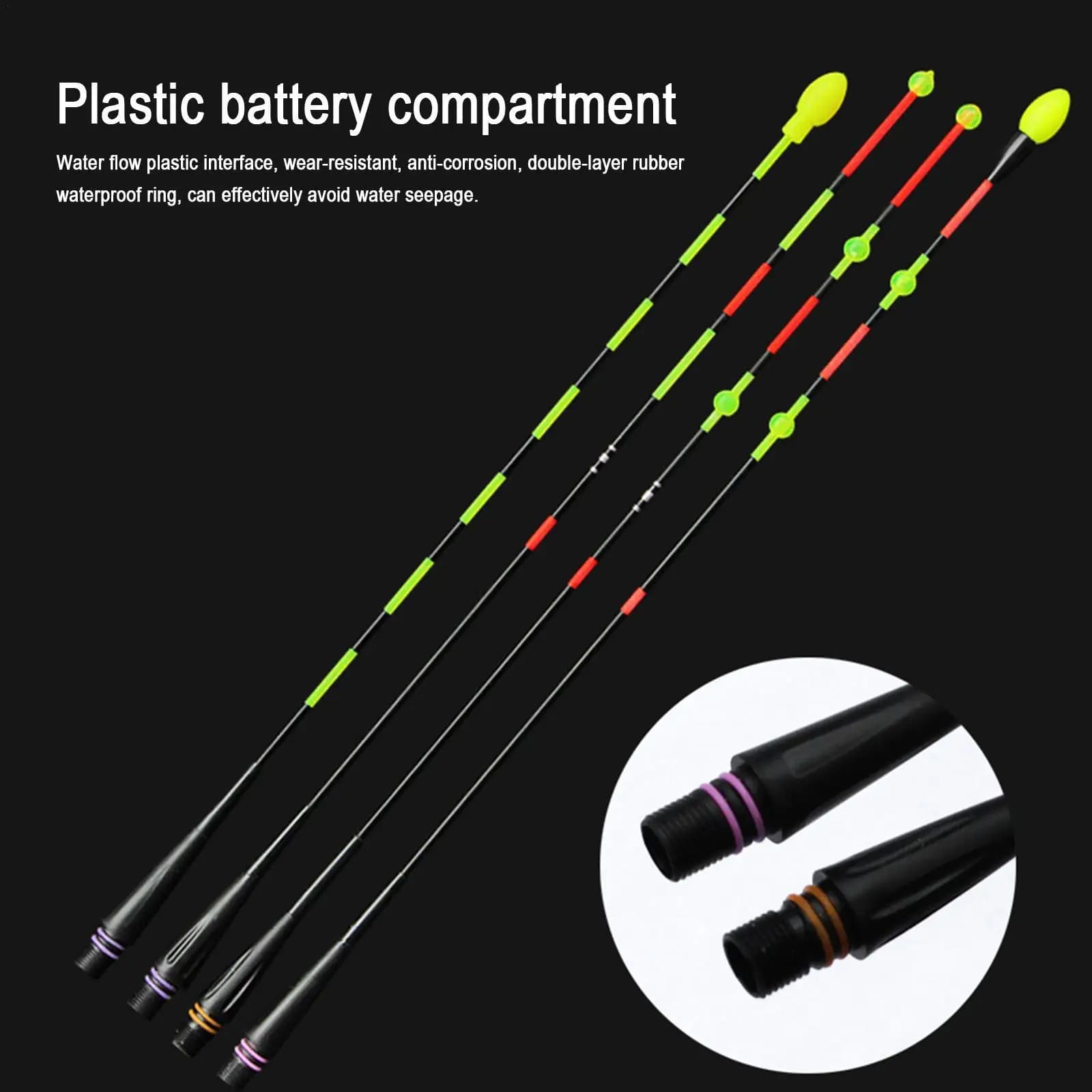 Bouchon électronique LED Drift Tail pour pêche de nuit - Induction gravité lumineuse haute qualité DIY