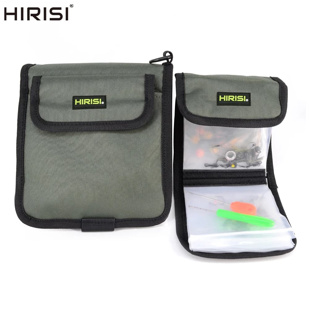 Sac de rangement transparent pour montages de pêche carpe, porte-leurres et accessoires Hirisi W122