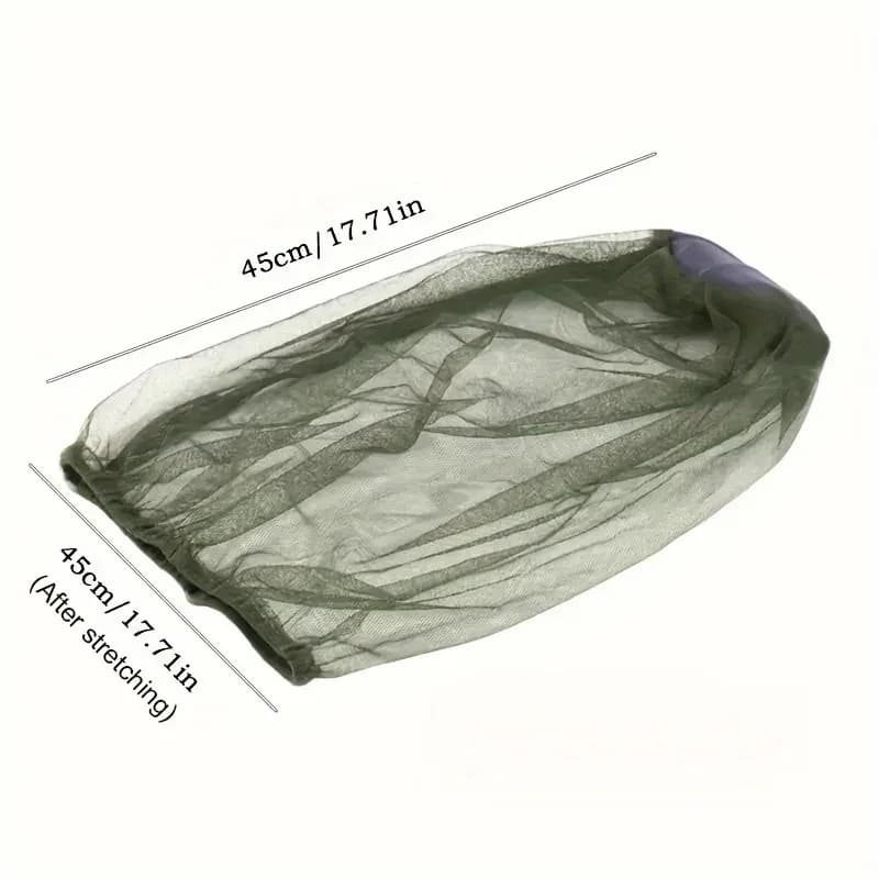 Chapeau anti-moustiques avec filet tête pour randonnée, camping, pêche - Protection insectes