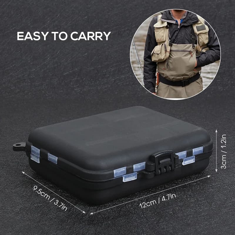 Coffret de pêche 263 accessoires avec boîte à leurres, hameçons, plombs, émerillons et pinces