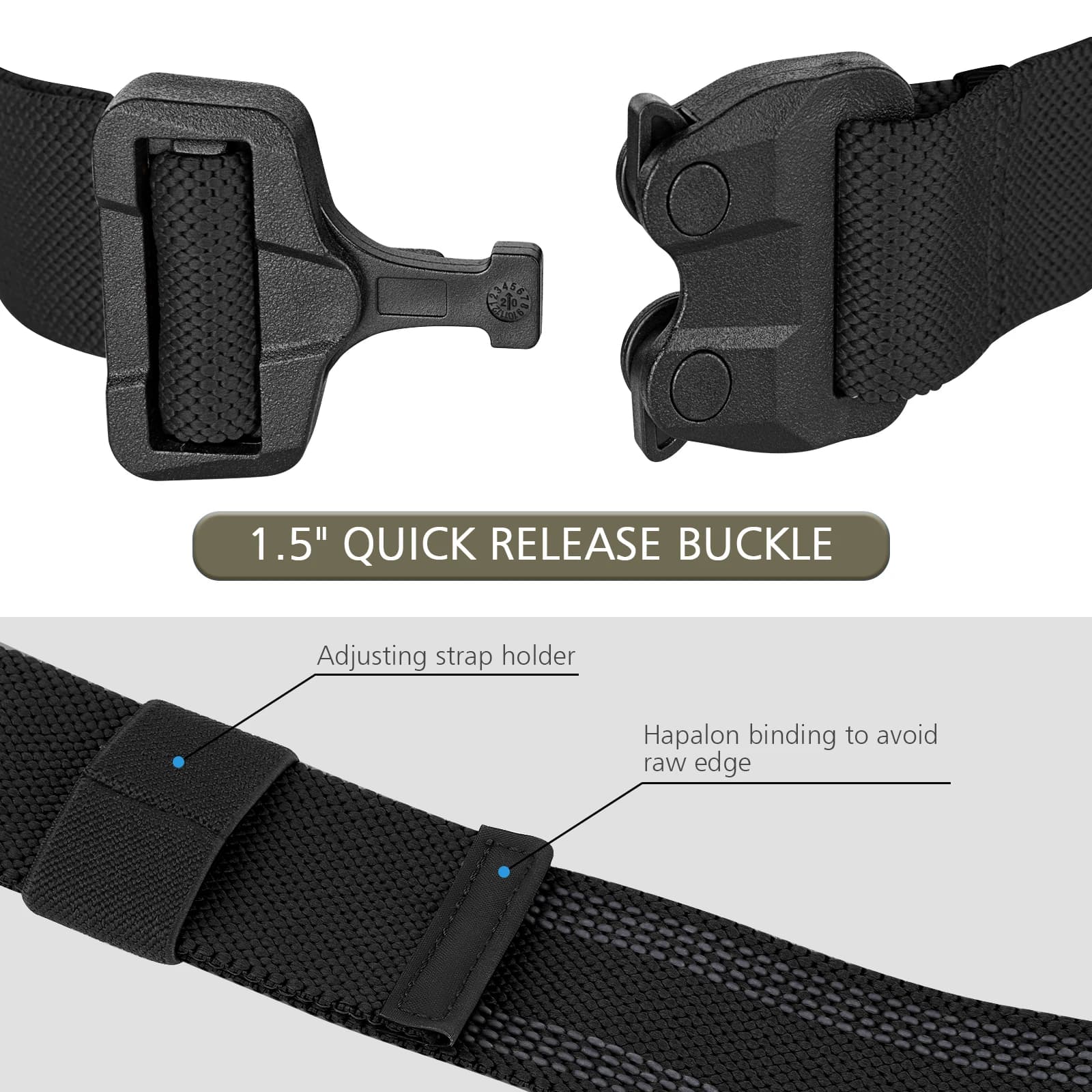 Sangle cuisse tactique KRYDEX avec boucle rapide pour holster de pêche et équipement