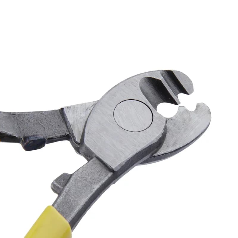 Pince coupante manuelle 6 pouces pour électricien - Outil multifonction anti-dérapant dénudeur câbles