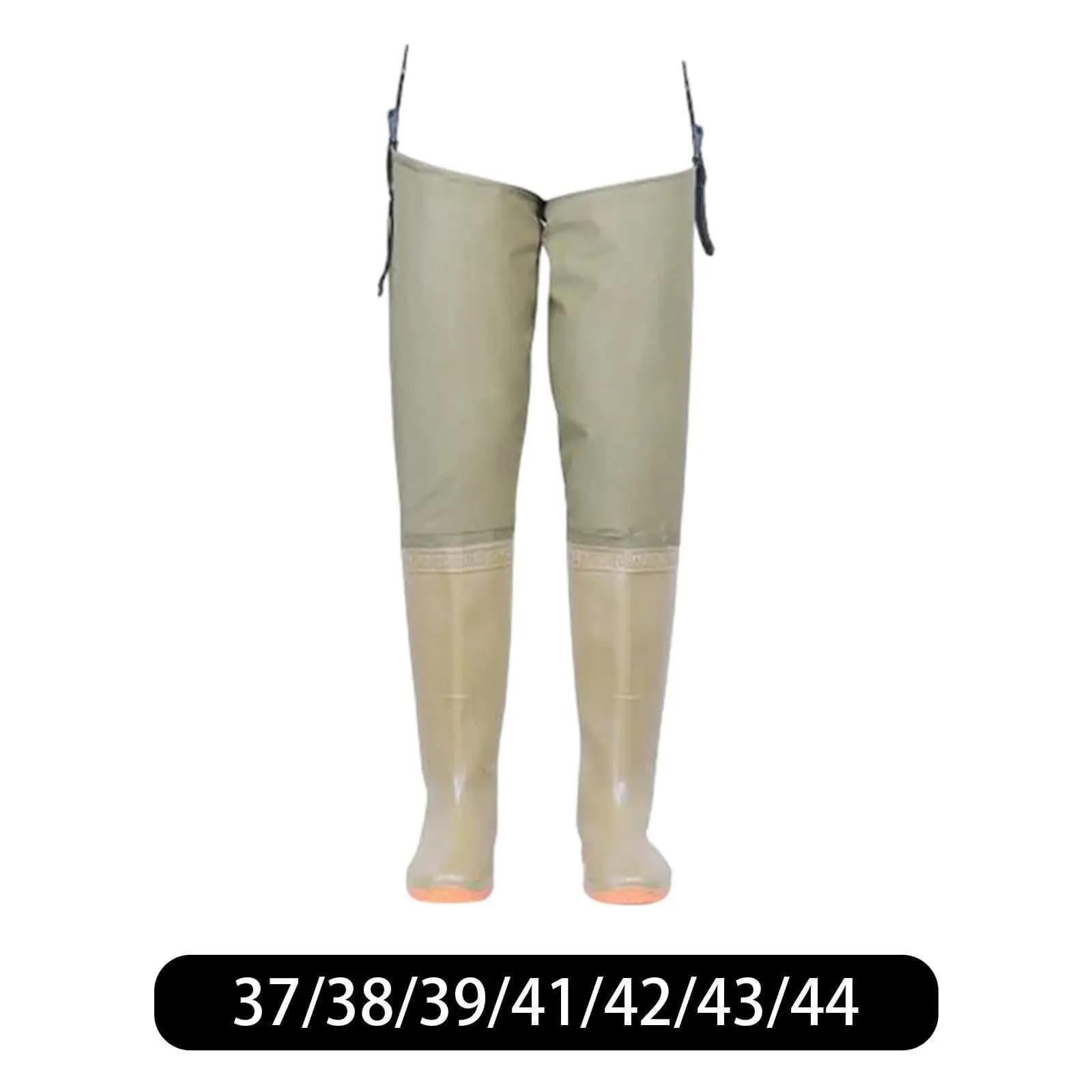 Bottes cuissardes agriculture plantation PVC avec semelle crampons - Bottes de pluie confortables hommes femmes