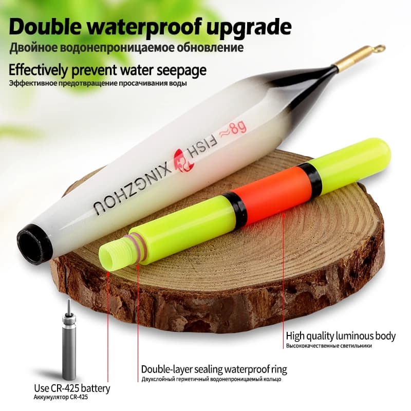 Flotteur lumineux détecteur gravité + accessoires pêche - Kit complet nano outils composite