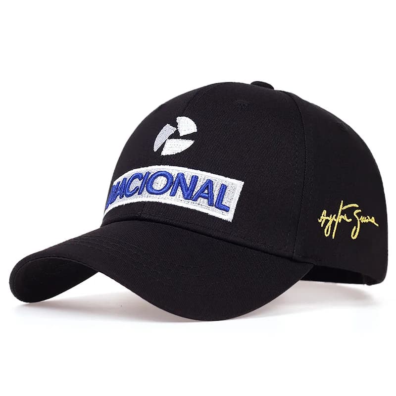 Casquette baseball Ayrton Senna broderie mode pêche extérieure protection sol équipe sport