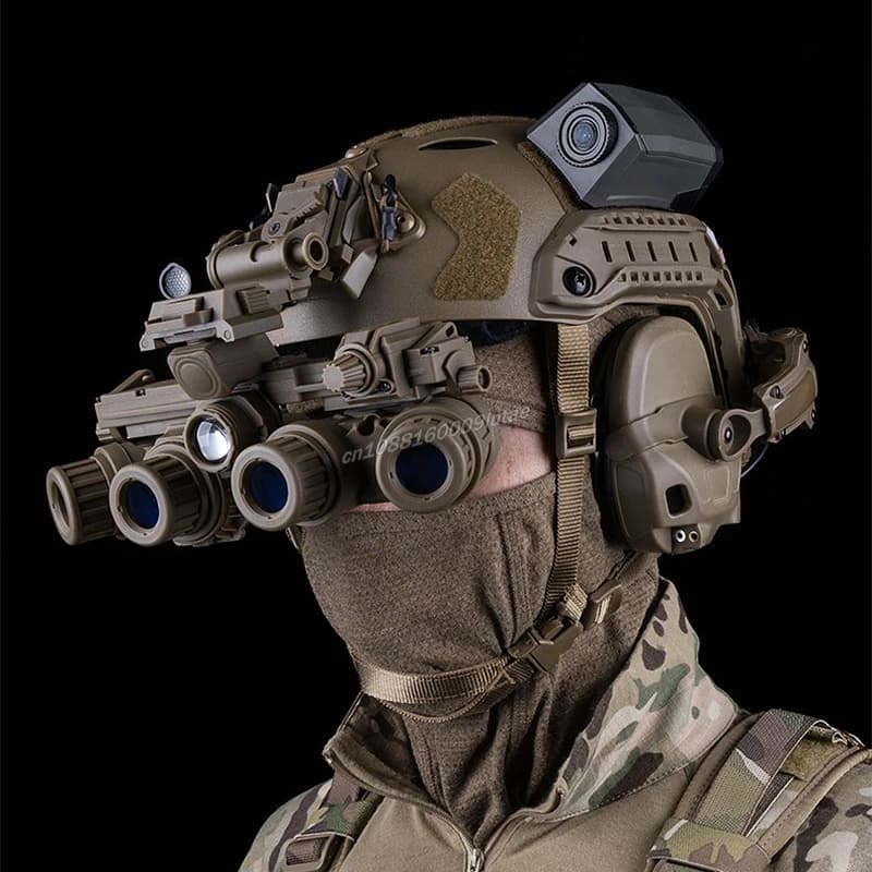 Casque tactique GPNVG 18 vision nocturne factice - Accessoire décoration pêche et airsoft