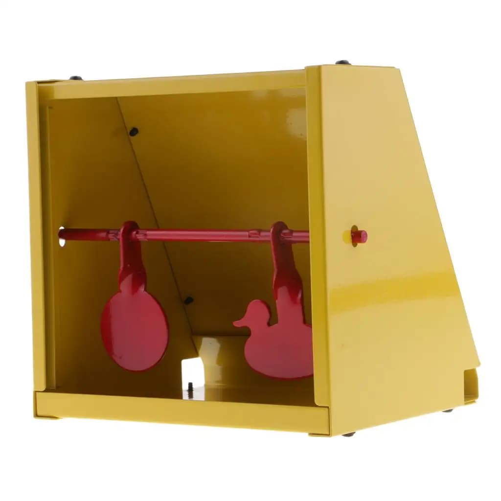 Cible métallique à réinitialisation automatique pour entraînement de tir extérieur avec pellets