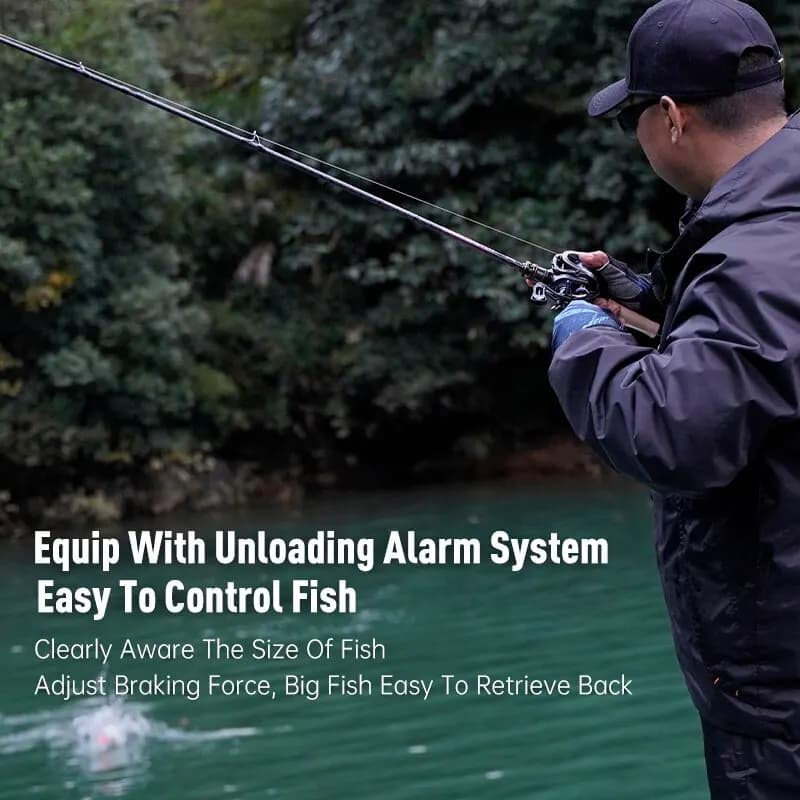 Moulinet baitcasting Kingdom ultra-léger 135g ratio 7.1:1 frein 4kg pour light game et leurres