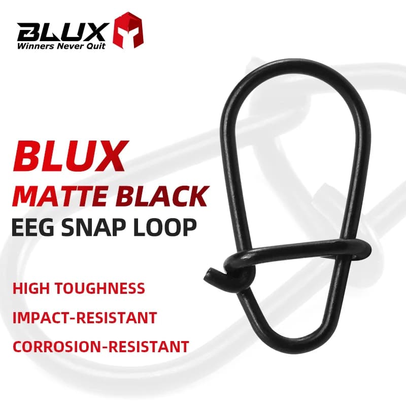 80 pièces snaps oeuf noir mat acier inoxydable - Connecteur rapide pour leurres - Accessoire pêche