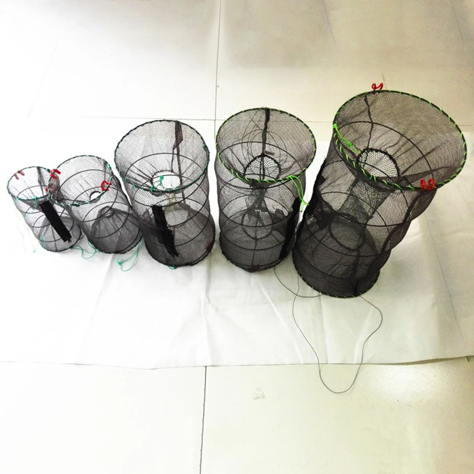 Cage à poissons filet pliable réutilisable universel tous types poissons pêche