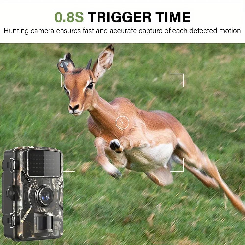 Caméra de chasse 16MP 1080P infrarouge 940nm - Détection de mouvement pour pièges photos wildlife