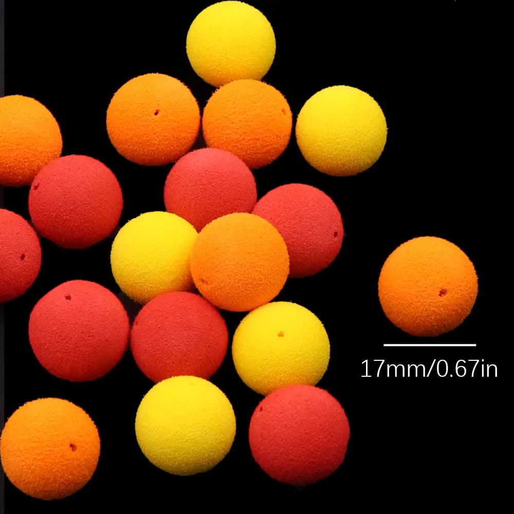 Bouillettes carp fishing 10pcs 17mm - Appâts flottants pour pop up hair rig et method feeder