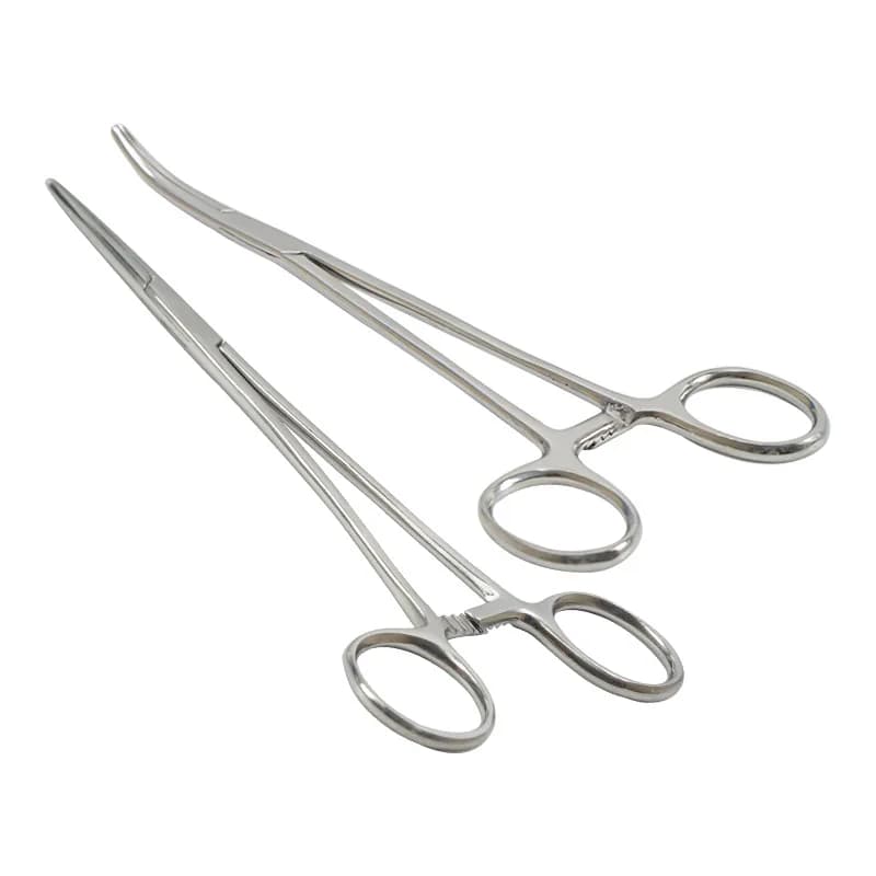 Pince dégorgeoir courbée acier inoxydable F04 accessoires pêche extraction hameçons équipement sport