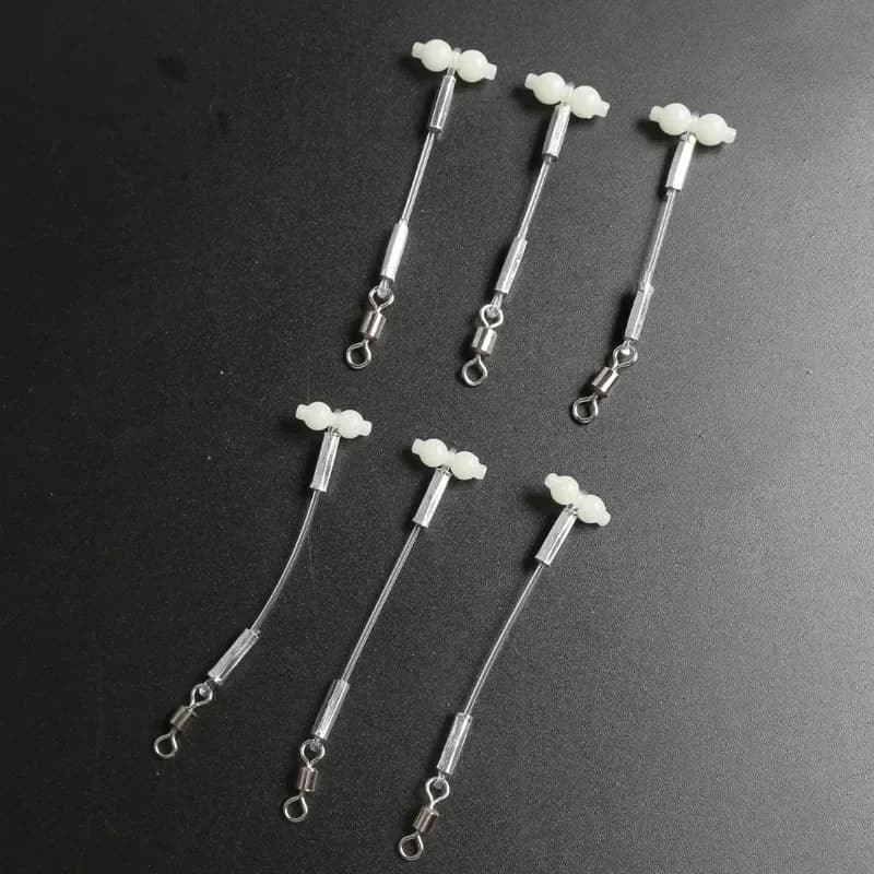 Support lumineux pour flotteurs gourde 5 pièces avec connecteur pivotant pour pêche en mer DIY