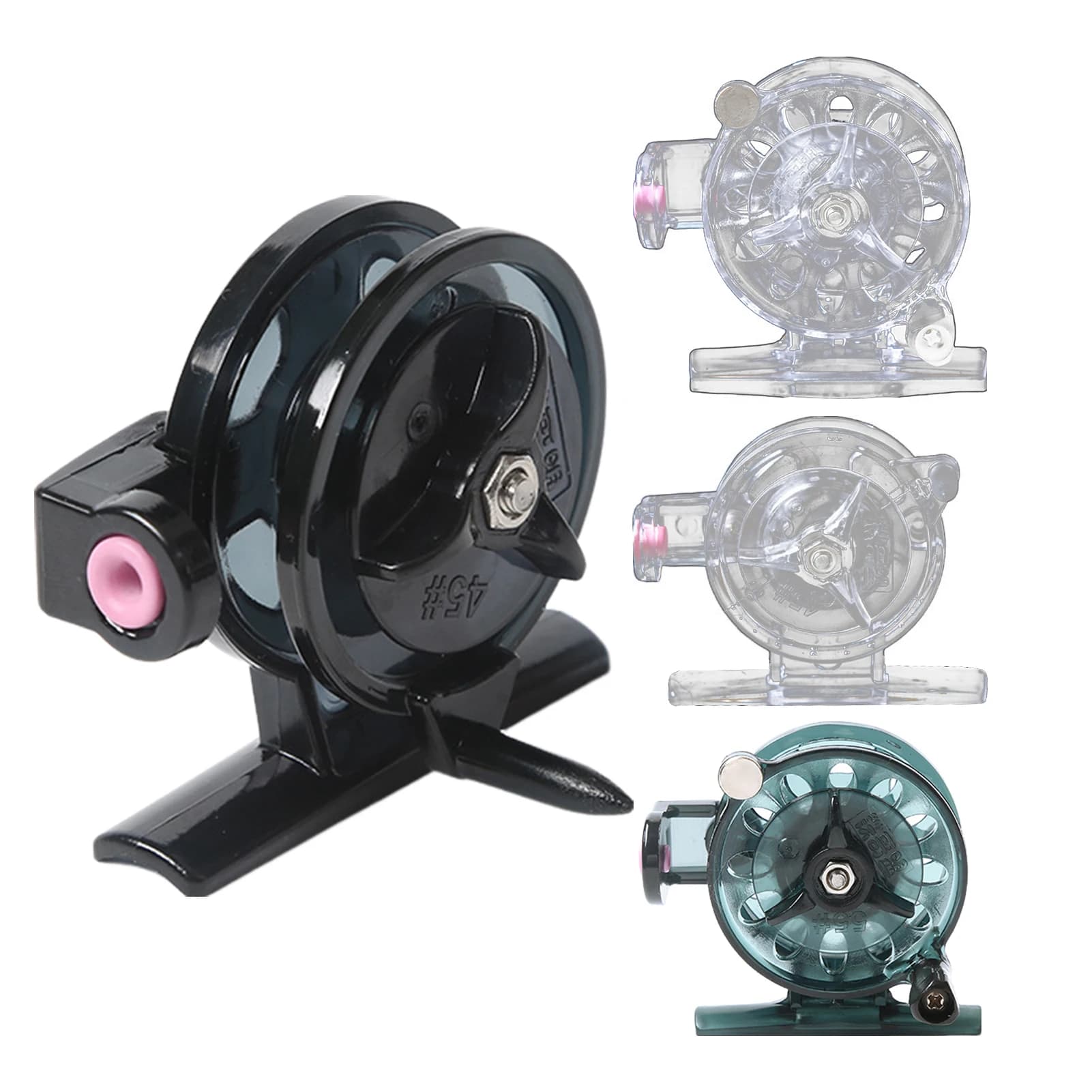 Moulinet pêche glace spinning 45# 55# casting spinner pour pêche hivernale