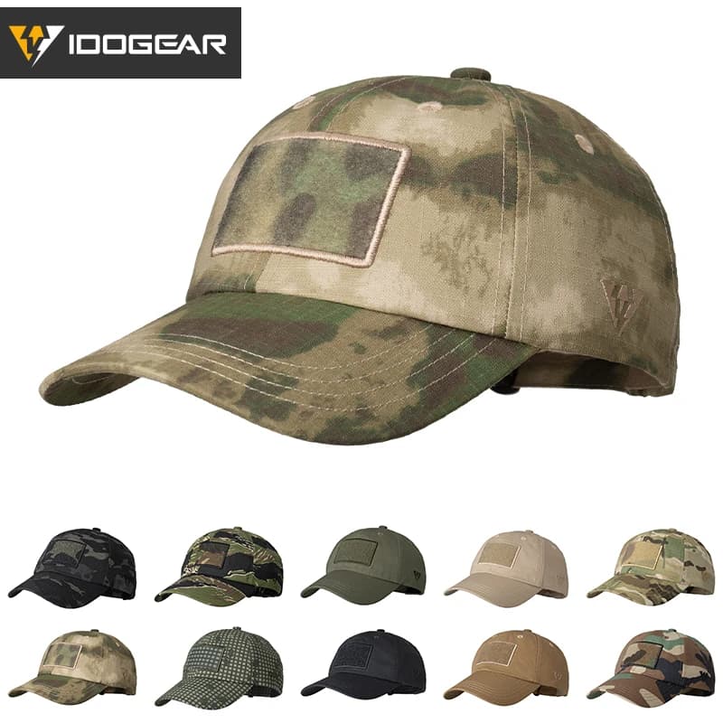 Casquette baseball tactique IDOGEAR mémoire bord séchage rapide imperméable anti-transpiration ajustable pêche