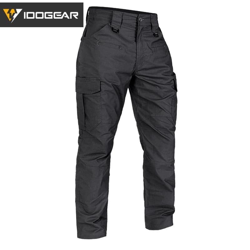 Pantalon cargo tactique IDOGEAR BSR homme léger stretch pêche randonnée sport EDC